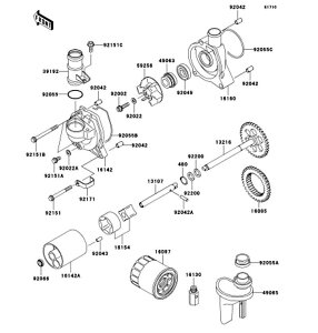 Kawasaki �J���T�L �������i 92055-1328 �����O(0)�A27.6X3.2