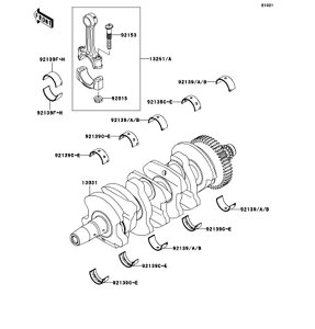 Kawasaki �J���T�L �������i 92139-0089 �u�b�V���O�A�R�l�N�e�B���O ���b�h�A�p�[�v��