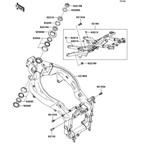 Kawasaki �J���T�L �������i 92200-0209 ���b�V���A28.5X42X1.6