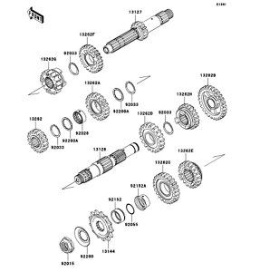 Kawasaki JTL i 13262-0443 MAAEgvbg 2NDA23T