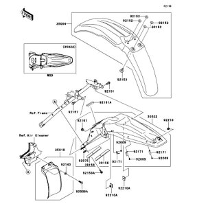 Kawasaki �J���T�L �������i 39156-0335 �p�b�h