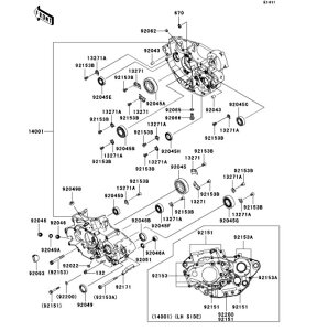 Kawasaki �J���T�L �������i 92049-0087 �V�[��(�I�C��)�A12X16X3