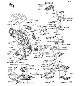 Kawasaki �J���T�L �������i 39156-0316 �p�b�h�A�J�E�����O �o�b�e��