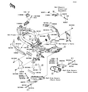 Kawasaki �J���T�L �������i 39156-0772 �p�b�h�A17X130X2