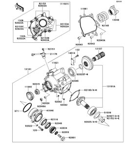 Kawasaki �J���T�L �������i 92027-1405 �J���[�A25.2X29.8X10.6
