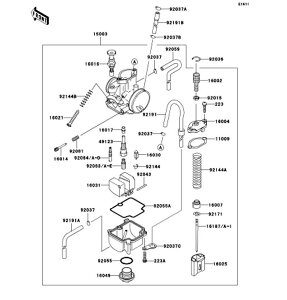 Kawasaki �J���T�L �������i 16187-1185 �j�[�h��(�W�F�b�g)�ANAQF��(�I�v�V����)