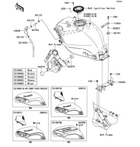 Kawasaki �J���T�L �������i 92192-0919 �`���[�u�A5X9X870