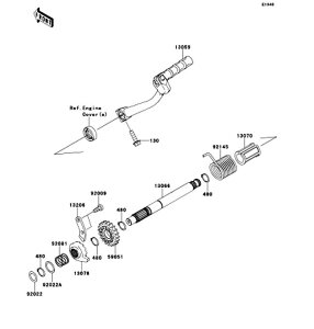 Kawasaki �J���T�L �������i 13070-1035 �K�C�h