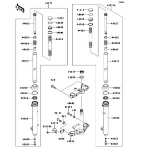 Kawasaki �J���T�L �������i 44025-1061 �����O(�t�H�[�N�s�X�g��)