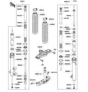 Kawasaki �J���T�L �������i 44025-1065 �����O(�t�H�[�N�s�X�g��)