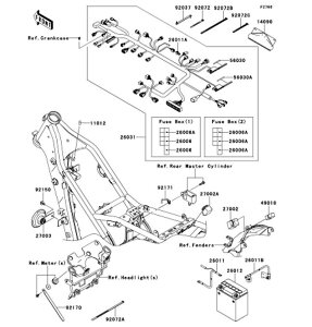 Kawasaki �J���T�L �������i 26012-0681 �o�b�e���AFTX7L-BS�A12V 6AH