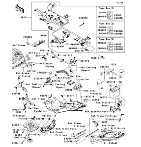 Kawasaki �J���T�L �������i 26012-0946 �o�b�e���AFTZ14-BS�A12V 14AH
