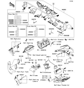 Kawasaki �J���T�L �������i 26012-1504 �o�b�e���AYTZ10S�A12V 8.6AH