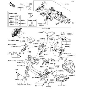 Kawasaki �J���T�L �������i 26012-1529 �o�b�e���AYT12A-BS�A12V