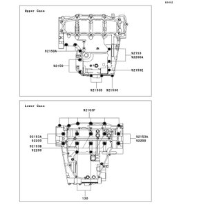 Kawasaki �J���T�L �������i 130CA0675 �{���g(�c�o�c�L)�A6X75