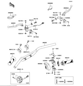 Kawasaki �J���T�L �������i 46091-0226 �n�E�W���O�A�b�V(�R���g���[��)�ALH