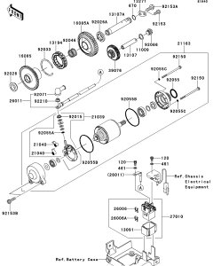 Kawasaki �J���T�L �������i 461DA0500 �o�l�U�K�l