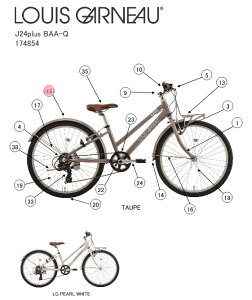 asahi (�A�T�q) �y4560285285081�z 174881000 LOUIS GARNEAU(���C�K�m) J24Plus BAA-Q(LG PEARL WHITE) ���A�t�F���_�[ (��C�p�[�c)