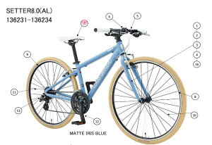 asahi (�A�T�q) �y4582590953509�z 151700000 LOUIS GARNEAU(���C�K�m) SETTER8.0-AL �T�h�� (��C�p�[�c)