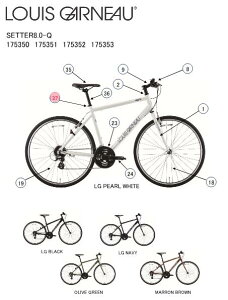 asahi (�A�T�q) �y4560285290344�z 175385000 LOUIS GARNEAU(���C�K�m) SETTER8.0-Q �V�[�g�N�����v (��C�p�[�c)