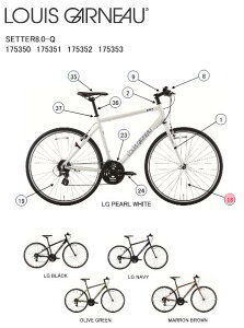 asahi (�A�T�q) �y4560285290351�z 175386000 LOUIS GARNEAU(���C�K�m) SETTER8.0-Q �t�����g�z�C�[�� (��C�p�[�c)