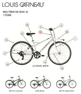 asahi (�A�T�q) �y4560285290542�z 175399000 LOUIS GARNEAU(���C�K�m) MULTIWAY BAA-Q �w�b�h�p�[�c (��C�p�[�c)
