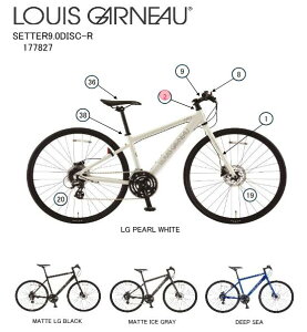 asahi (�A�T�q) �y4560285299750�z 177847000 LOUIS GARNEAU(���C�K�m) SETTER9.0DISC-R �w�b�h�p�[�c (��C�p�[�c)