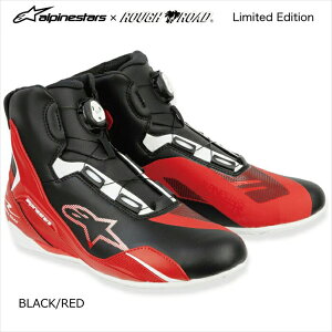 ���t�����[�h R2510426KR Alpinestars×ROUGH&ROAD FASTER-4 BOA�V���[�Y Asia BLACK/RED