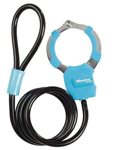 【Master Lock】 【71649291678】マスターロック 手錠型ケーフ゛ルロック 8275 フ゛ルー