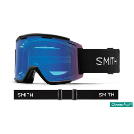 【SMITH(スミス)】 【716736090382】 Squad XL MTB Black ( ChromaPop ) ブラック クロマポップレンズ / クリアレンズ 2枚標準装備 自転車用ゴーグル 大きいサイズ 大人用 マウンテンバイクゴーグル ロードバイク サイクリング 010210201