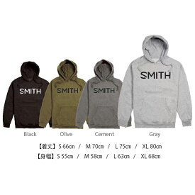 【SMITH(スミス)】 ESSENTIAL HOODIE フード付きパーカー 全4色 S/M/L/XL 4サイズ 正規品 大人用 メンズ 長袖 サイクリング スキー スノボ スノーボード