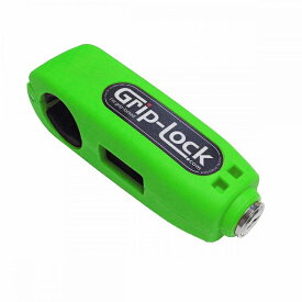 【4580396376584】 GL-LG グリップロック GL-LG ライムグリーン φ27〜38mm 黄緑 盗難防止 バイク 防犯 ブレーキレバーロック ブレーキロック ハンドルバーロック【Grip-Lock(グリップロック)】