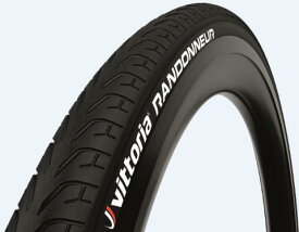 【ヴィットリア(Vittoria)】 8022530012904 Randonneur クリンチャー(Rigid) 700×35c(37-622) オールブラック リフレクト無 自転車