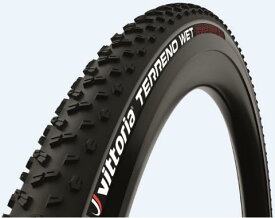 【ヴィットリア(Vittoria)】 8022530018616 Terreno Wet G2.0 TNT チューブレスレディ 700×38c(40-622) ブラック/グレー　自転車　タイヤ