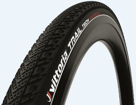 【ヴィットリア(Vittoria)】 8022530020732 Trail Tech G2.0 クリンチャー(Rigid) 26×1.75(47-559) オールブラック リフレクト付