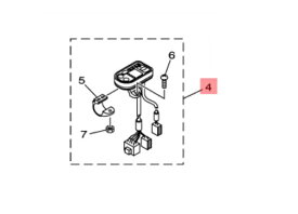 【ヤマハ(YAMAHA)】 X72-82510-00 メインスイツチアセンブリ 電動自転車 補修部品