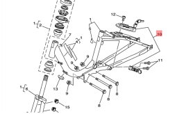 【ヤマハ(YAMAHA)】 X90-8A8J0-10 キーアセンブリ 電動自転車 補修部品　鍵　カギ　キー