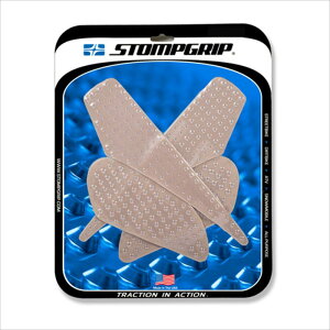 【ストンプグリップ】 【4550255702137】STOMPGRIP トラクションパッドタンクキット クリア VOLCANO VERSYS1000 15-18