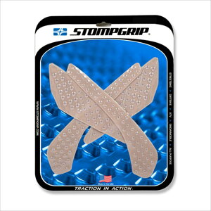 【ストンプグリップ】 【4550255702328】STOMPGRIP トラクションパッドタンクキット クリア VOLCANO GSX-S750 18-20