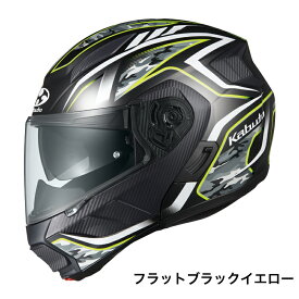 RYUKI ENERGY リュウキ エナジー フラットブラック イエロー Sサイズ (55-56) バイク用システムヘルメット オージーケーカブト フルフェイス【OGK KABUTO】 【4966094602598】