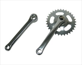 【サギサカ】 【4973291618871】 61887 ギヤクランクセット 一般車用 シルバー