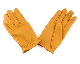 【DIN MARKET】 【4589975582156】GMG-07 DEER SKIN GLOVE ショートリスト ゴールド XSサイズ