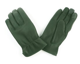 【DIN MARKET】 【4589975583245】GMG-11 DEER SKIN GLOVE Thinsulate グリーン Mサイズ