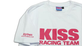 【KIJIMA(キジマ)】 【4934154757977】 K1345W07 KISSレーシングチーム Tシャツ　ホワイトL