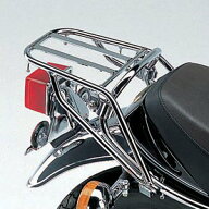 【送料無料】【ヤマハ純正】 SR400・SR500 リアキャリア TYPE2 バフ仕上げクロームメッキ Y'S GEAR/ワイ…