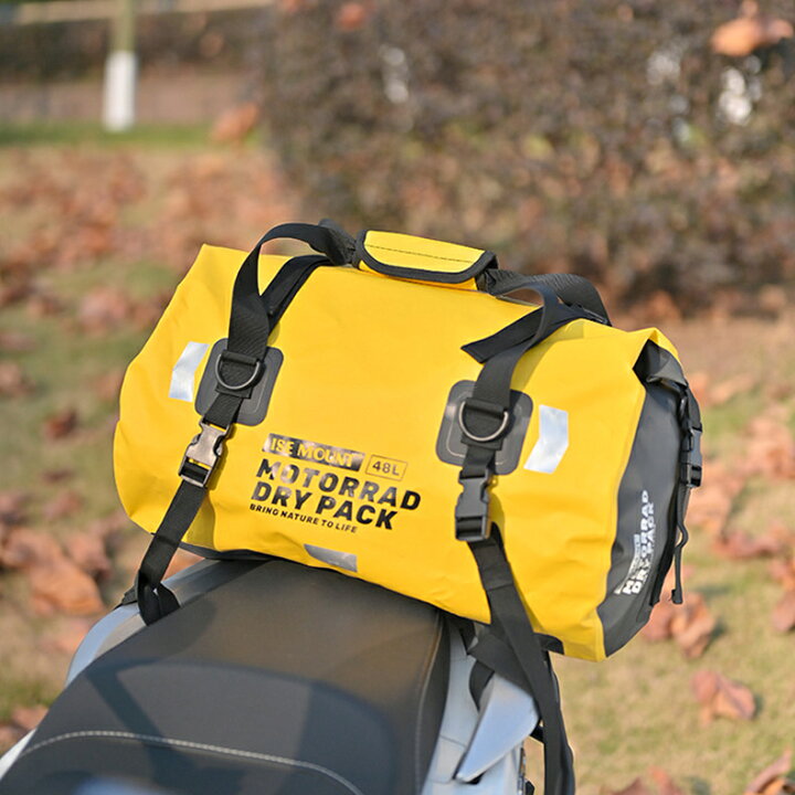 楽天市場】＼店内全品5％OFF/ バイク シートバッグ 66L/48L 大容量 