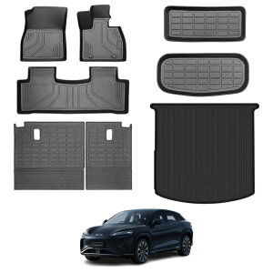 BYD SEALION 7 専用 フロアマット ラゲッジマット セット 防水 防汚 耐摩耗性 トランクマット シートバックマット フルカバー 設計 フィット BYD SEALION7 対応 車内保護 送料無料 ビーワイディー シ