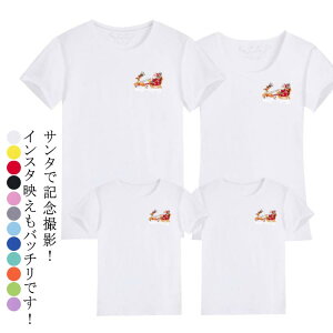 サンタダブスク メンズ レディ クリスマスブリー tシャツ メリークリスマス 柄 サンタ クリスマス クリスマス tシャツ レディース ウェア レディース ース メンズ 普段着 可愛い ダンス衣装