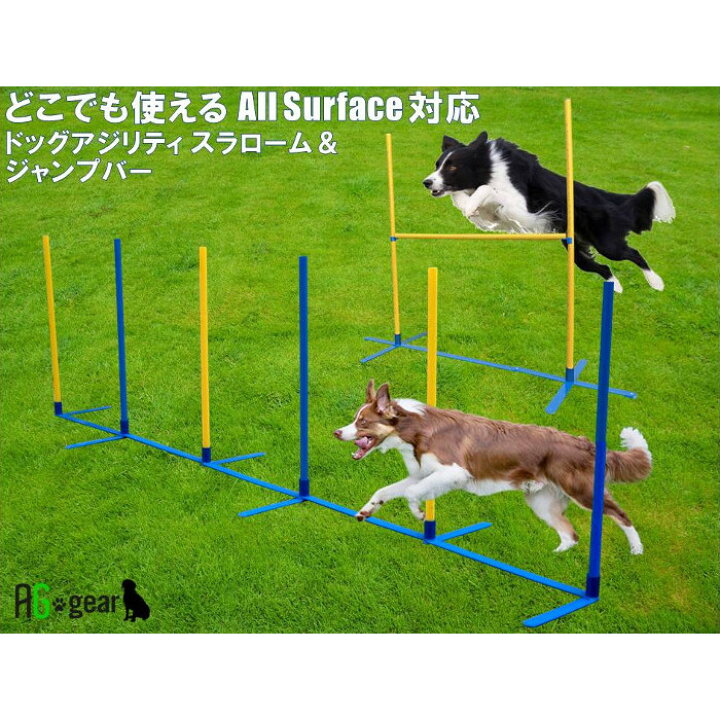 楽天市場 室内でも使える アジリティ スラローム ジャンプバー 犬用 自立 角度調整 組立式 軽量4 8kg 持運びキャリーバッグ オススメ図解入り練習ブック付き 何処でもスラ ペット 犬用品 運動器具 競技 訓練 トレーニング しつけ ドッグラン 雑貨のワールドピグ