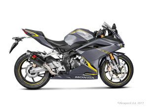 AKRAPOVIC AN|rb` XbvIXbvI J[{ JMCAΉ CBR250RR 17-19(2BK-MC51)